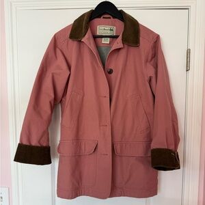 L.L. Bean Women's Pink and brown Jacket